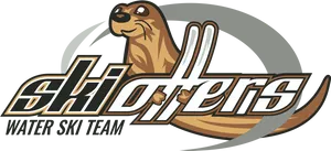 Ski Otters_ Water Ski Team_ Logo PNG image