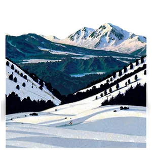 Ski Resort Snow Landscape Png 69 PNG image