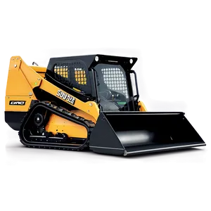 Skid Steer With Snow Blower Attachment PNG Rld56