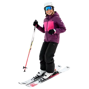 Skiing Winter Outfit PNG Ynv94