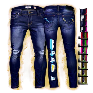 Skinny Jeans D PNG image