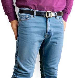 Skinny Jeans With Belt Loops Png 06282024 PNG image