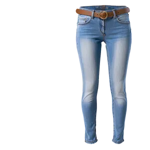 Skinny Jeans With Belt Loops Png 06282024 PNG image