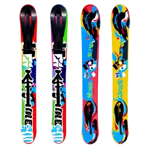 Skis B PNG image