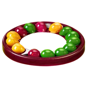 Skittles Rainbow Candy Circle PNG Oof
