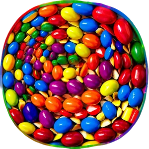Skittles Rainbow Candy Circle PNG Wot20 PNG