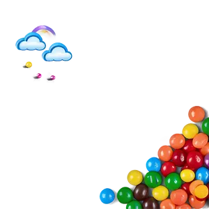 Skittles Rainbow Candy Fantasy PNG Ovr36 PNG