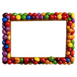 Skittles Rainbow Frame PNG 06282024