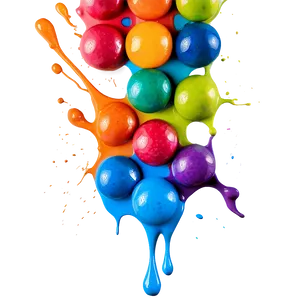 Skittles Rainbow Splash Png Emt PNG image