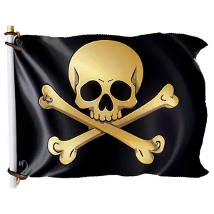 Skull And Bones Pirate Flag PNG 06122024 PNG