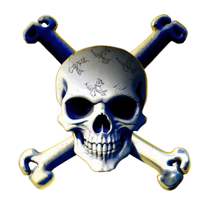 Skull And Bones Pirate Flag PNG 29 PNG
