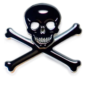 Skull And Crossbones Badge Png 06122024 PNG image