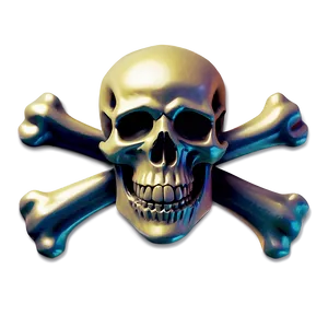 Skull And Crossbones Banner Png 06122024 PNG image