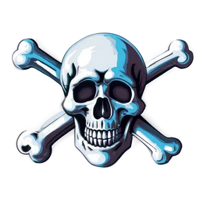 Skull And Crossbones Pattern Png Kjx61 PNG image