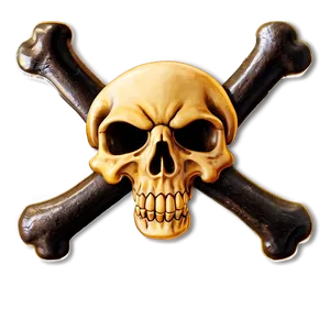 Skull And Crossbones Sticker PNG 06122024 PNG