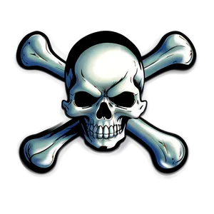 Skull And Crossbones Tattoo Design PNG Rsf
