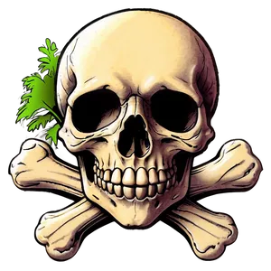 Skull And Crossbones Tattoo Design PNG Ypp6 PNG