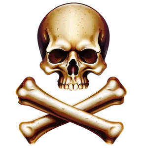 Skull And Crossbones Vector PNG Kll