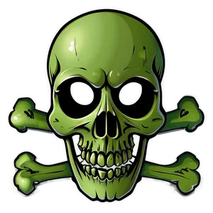 Skull And Crossed Bones Logo Png Vxa70 PNG image