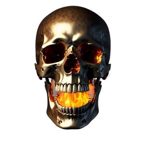 Skull Engulfed In Flames Png 47 PNG image