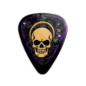 Skull Guitar Pick Art Png Iao PNG image