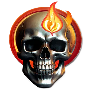 Skull In Blaze Png Fyt20 PNG image