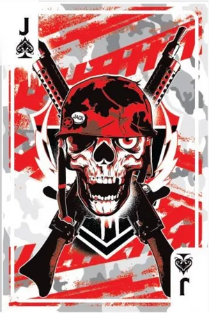 Skull Jack Playing Card
