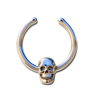 Skull Nose Ring Png Plq PNG image