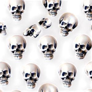 Skull Pattern PNG 05062024