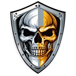 Skull Shield Vector PNG 95