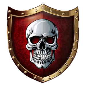 Skull Shield Vector PNG Hvs16 PNG