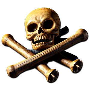 Skulland Crossbones Icon PNG