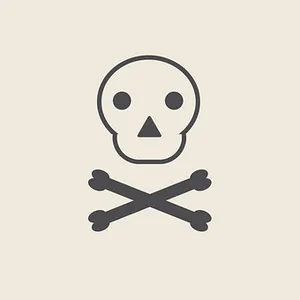 Skulland Crossbones Symbol PNG image