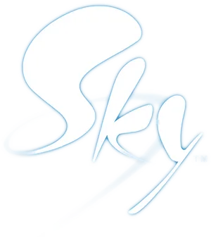 Sky Logo Neon Glow