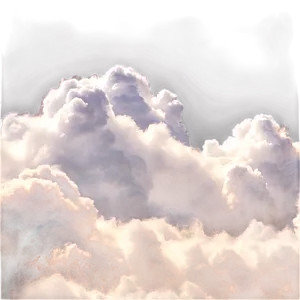Sky With Cotton Clouds PNG 05032024