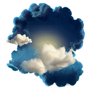 Sky With Cotton Clouds Png 37 PNG image