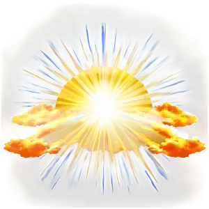 Sky With Sunrays Png 7 PNG image