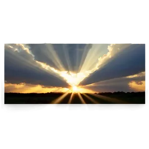 Sky With Sunrays Png Ica PNG image