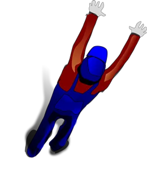 Skydiverin Action