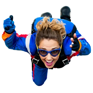 Skydiving Emoji PNG 06252024