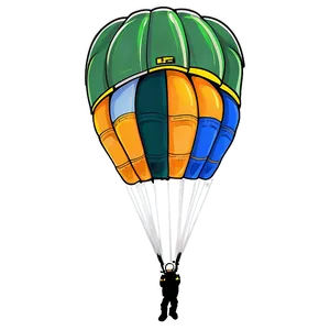Skydiving Parachute Pack PNG 1 PNG