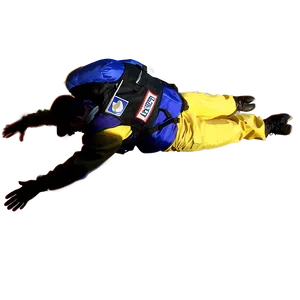 Skydiving Silhouette PNG 06252024