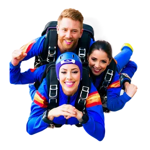 Skydiving Team PNG 11