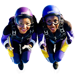 Skydiving Team PNG Cml
