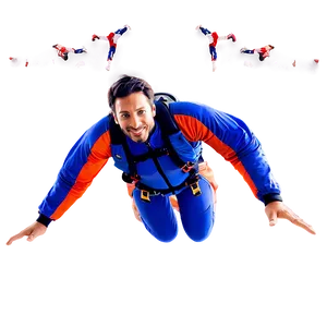 Skydiving Wingsuit PNG 06252024