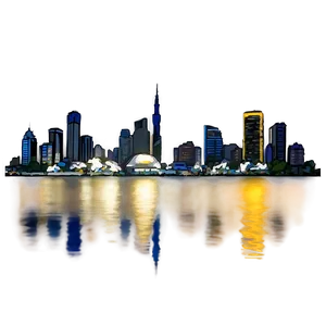 Skyline At Dawn PNG 06202024