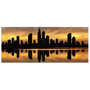 Skyline At Sunset PNG 06202024