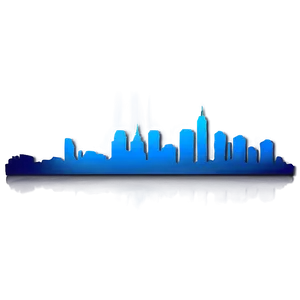 Skyline Blue Gradient Png Juq67 PNG image