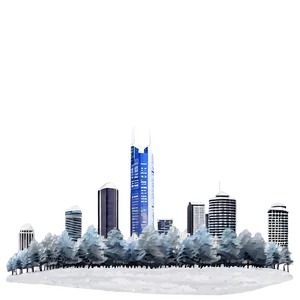 Skyline In Winter Png Krj PNG image