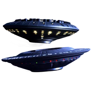 Skyline Ufo PNG 05042024